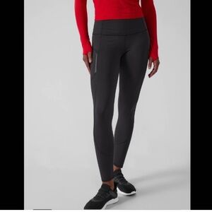 Athleta Black High-Waisted Performance Leggings